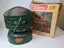 Nice UNTESTED Vintage Coleman Catalytic Heater Model 511A 1966 5000 BTU with Box