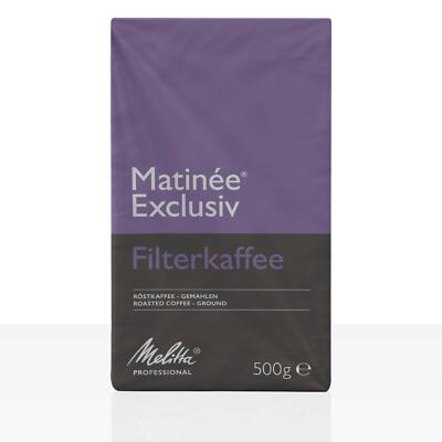 Melitta Matinee Exclusiv - 500g Kaffee gemahlen, Filterkaffee 