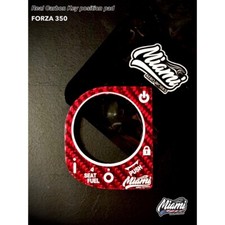 Accessories Key Position Pad Cover Carbon Fits For Honda Forza 300-350 2018- Red