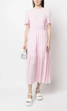 Baum und Pferdgarten Pink Midi Anissa Dress, Size 2