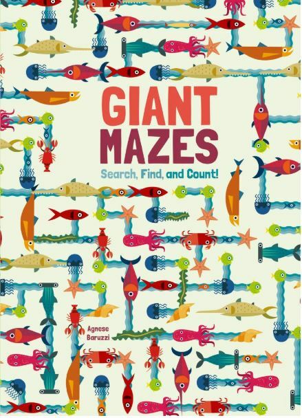 Giant Mazes: Search, Find, and Count!, Baruzzi, Agnese, Very GoodBooks