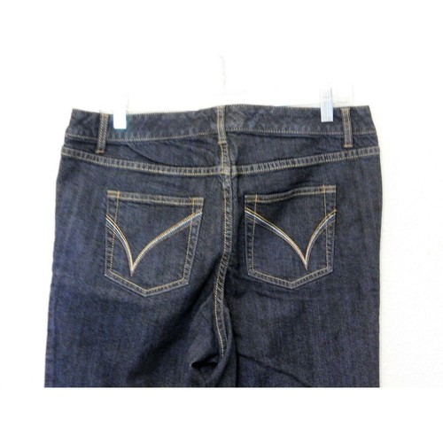 Venezia Perfect Fit Jeans 2 Petite Waist 36 Blue Boot Cut Denim Inseam 28.5 NEW - Picture 5 of 6