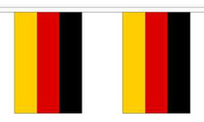 Germany Flag Bunting - 3m 6m 9m Metre Length 10 20 30 Flags Polyester Euro 2016