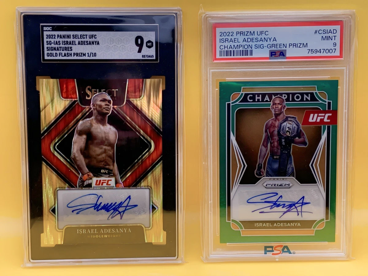 2022 Panini Select UFC - Israel Adesanya #SG-IAS for sale | eBay