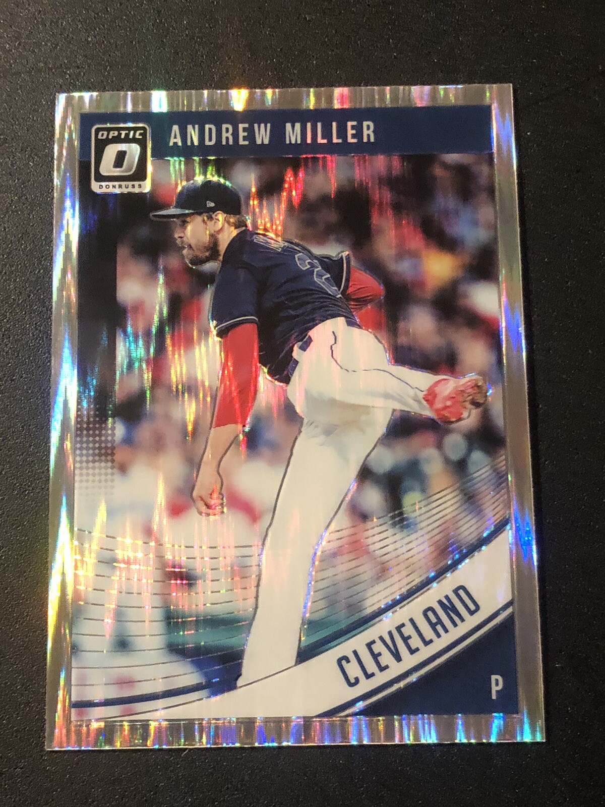 2018 Panini Donruss Optic Shock Prizm Andrew Miller #86
