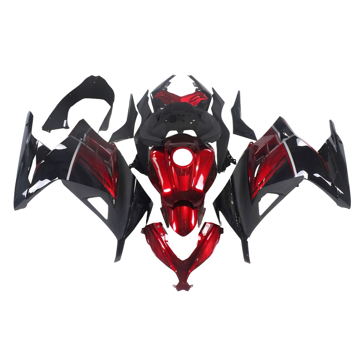 Red Black Fairing Kit for Kawasaki Ninja 300 EX300R 2013-2017 Injection Bodywork