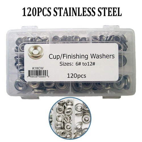 For COUNTERSUNK Finishing Washers Kit with 120 Stainless Steel A2 Screw