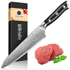 Geschenk Damastmesser Küchenmesser Chefmesser Damaststahl für Küche G10 Griff