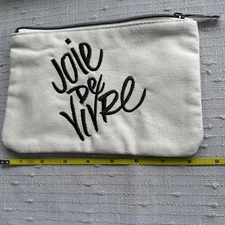 Laura Mercier Cosmetic Bag/Makeup Pouch With Zipper