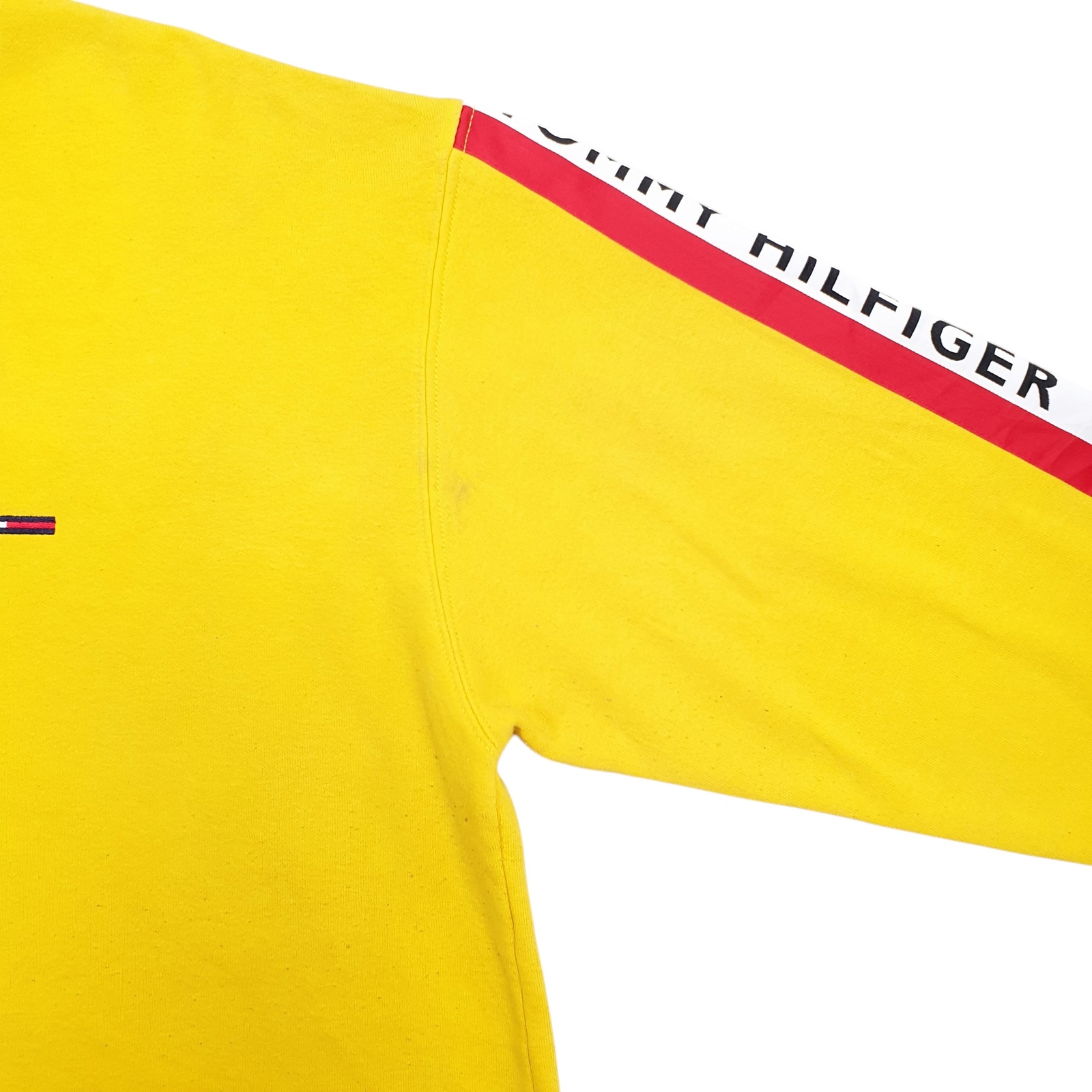 TOMMY HILFIGER Crewneck Spellout Jumper Sweatshirt Mens L image 4