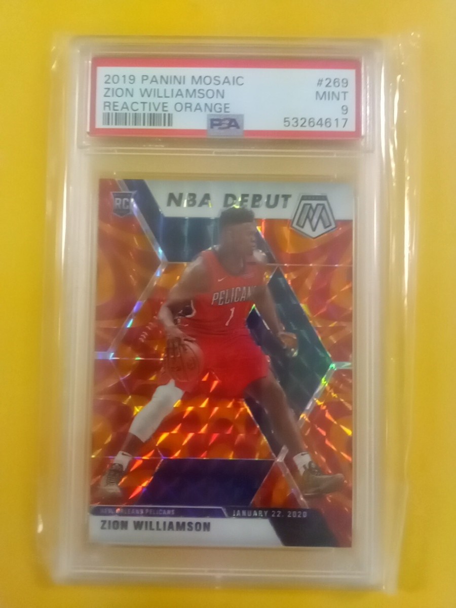Zion WilliamsonMosaicReactive Orangeザイオン Zion Williamson 2019-20 Panini Mosaic Reactive ORANGE Prizm Rookie