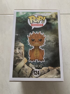 Funko Pop Smaug Chase #124 The Hobbit with protection Genuine