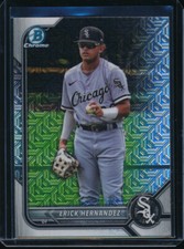 ERICK HERNANDEZ 1st 2022 Bowman Chrome Draft ASIA MOJO REFRACTOR WHITE SOX RC