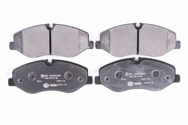 Hella 8DB 355 021-961 Bremsbelagsatz, Scheibenbremse FüR MERCEDES-BENZ-image