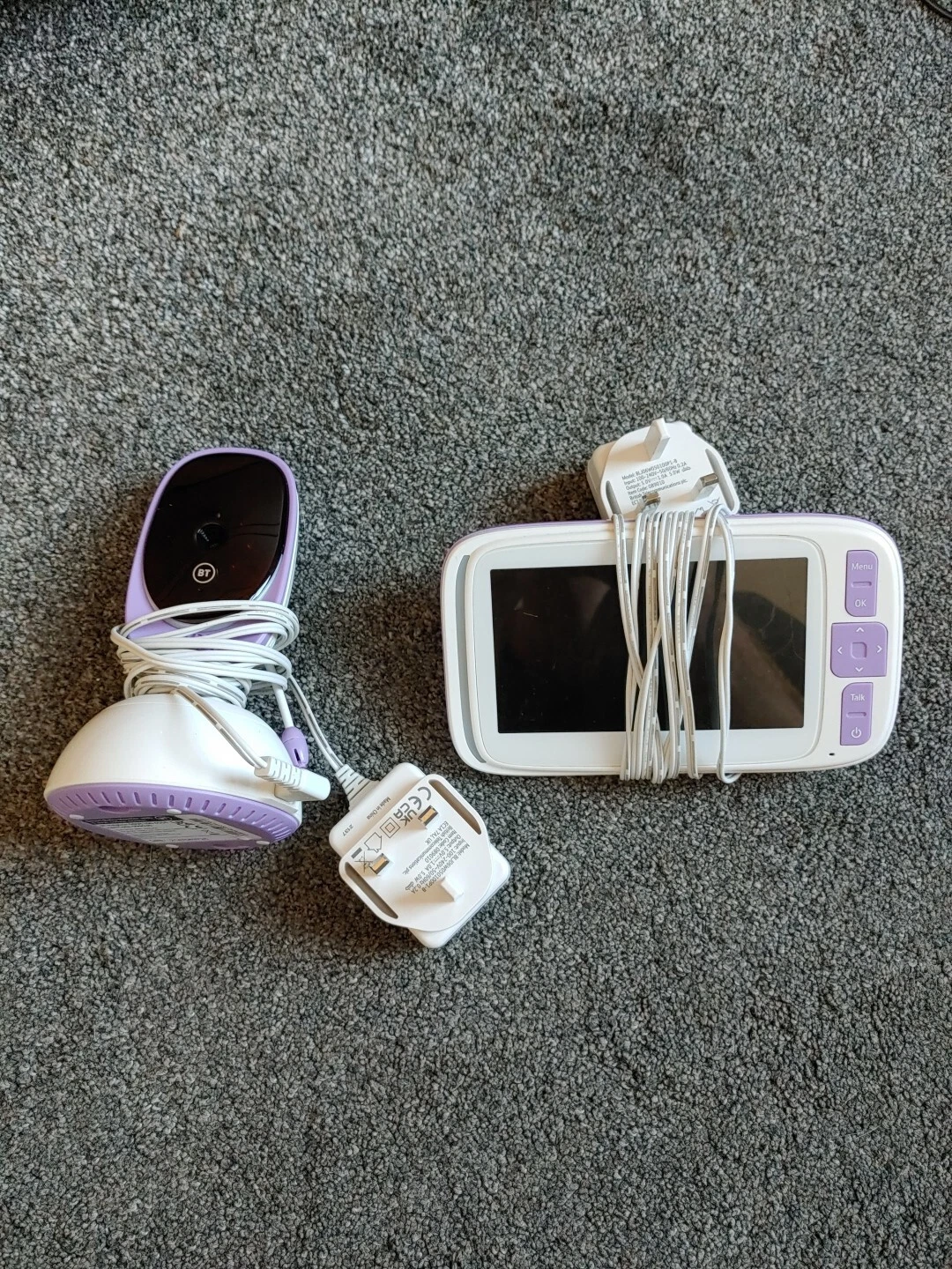 BT Video Baby Monitor Camera For Nursery Preowned Tested & Working