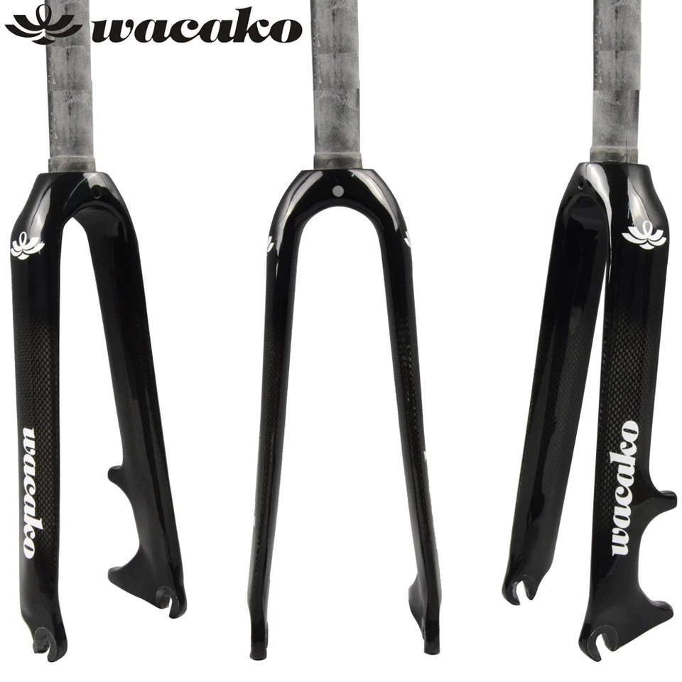 1-1/8" Full Carbon Forks BMX Folding Bike Rigid Fork 14/16/18/20/22" Fork Extras - Image 3 of 4