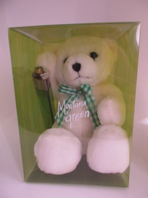 Montana Love me Tender in Green 50ml EdT Spray mit Plüschbär! Rarität
