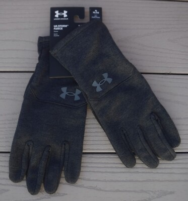 NWT UNDER ARMOUR ''UA Storm Fleece'' Mens Gloves-XL Ret@$30 BLACK