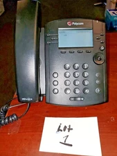 Polycom VVX 300 Business Media Phone VVX300400 (with stand and power cables) 