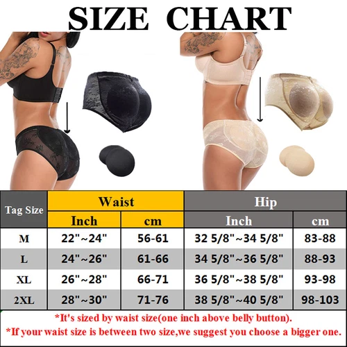 Gepolstertes Damenhöschen Po-Boosting Body Shaper Hüftverstärker Shapewear Unterwäsche - Bild 2 von 44