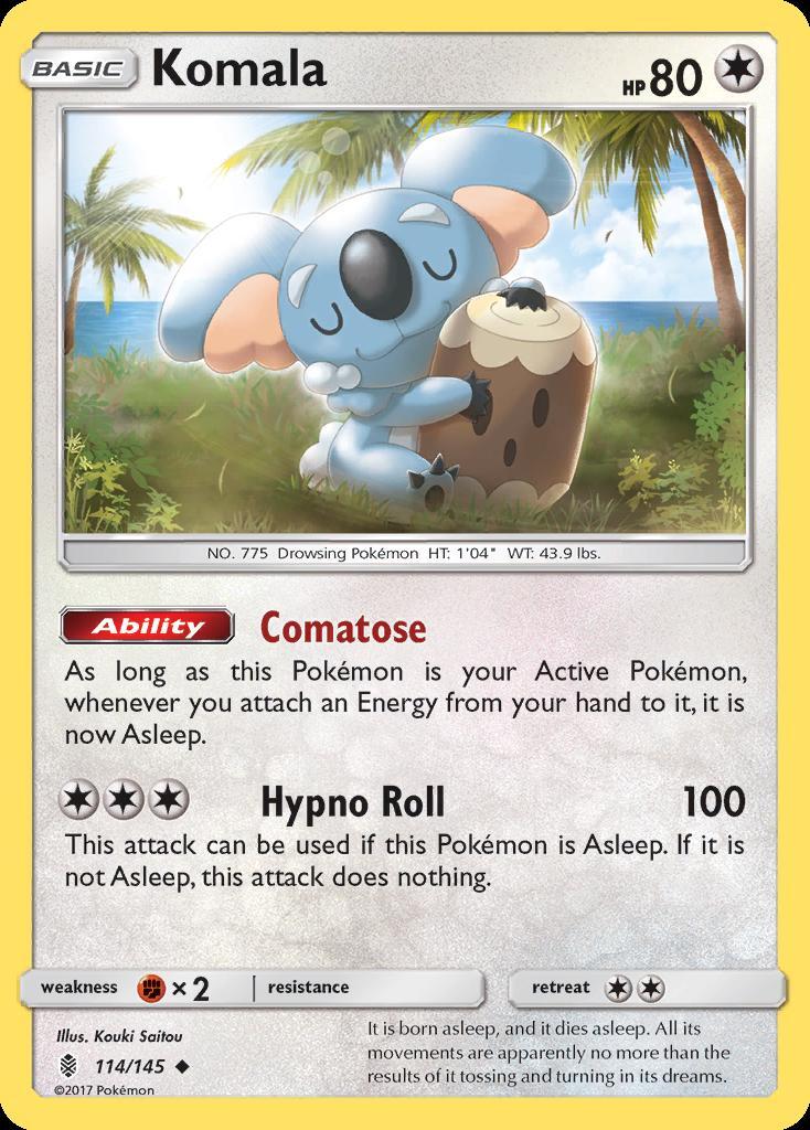 Pokemon Komala (114/169) Guardians Rising LP