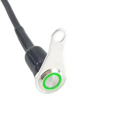 Stainless steel bracket Mount ATV Motorcycle ON OFF Switch LED Latcihng Button
