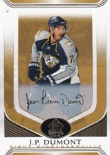 🏒 20-21 SP SIGNATURE EDITION LEGENDS GOLD BASE - J.P. DUMONT #144 PREDATORS