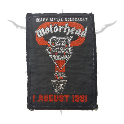 Heavy Metal Holocaust Red Version - Motörhead, Ozzy Osbourne, Vardis | VTG Patch
