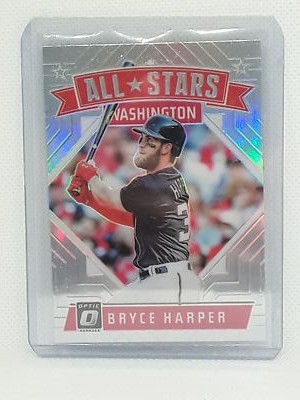 Bryce Harper 2018 Donruss Optic Baseball - Holo #173 - Washington Nationals