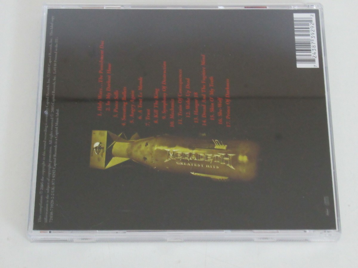 週末まで＊未開封＊公式＊Back To The beginning・M・05 MEGADETH/GREATEST HITS BACK TO THE START(EMI/CAPITOL 72438-73929-2