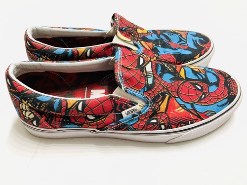 slip on spiderman vans