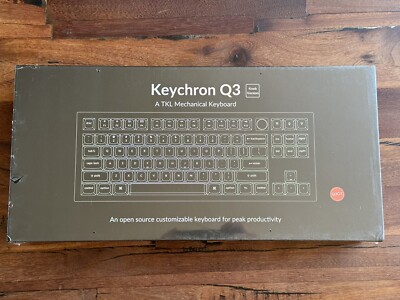 Keychron Q3 Blue Knob - Hotswap PCB - Metal - TKL Keyboard - Gateron G pro Red
