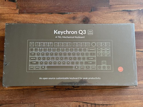 Keychron Q3 Blue Knob - Hotswap PCB - Metal - TKL Keyboard - Gateron G pro Red