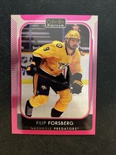 21-22 UD O-Pee-Chee Platinum Hockey Parallel Matte Pink 162 Filip Forsberg