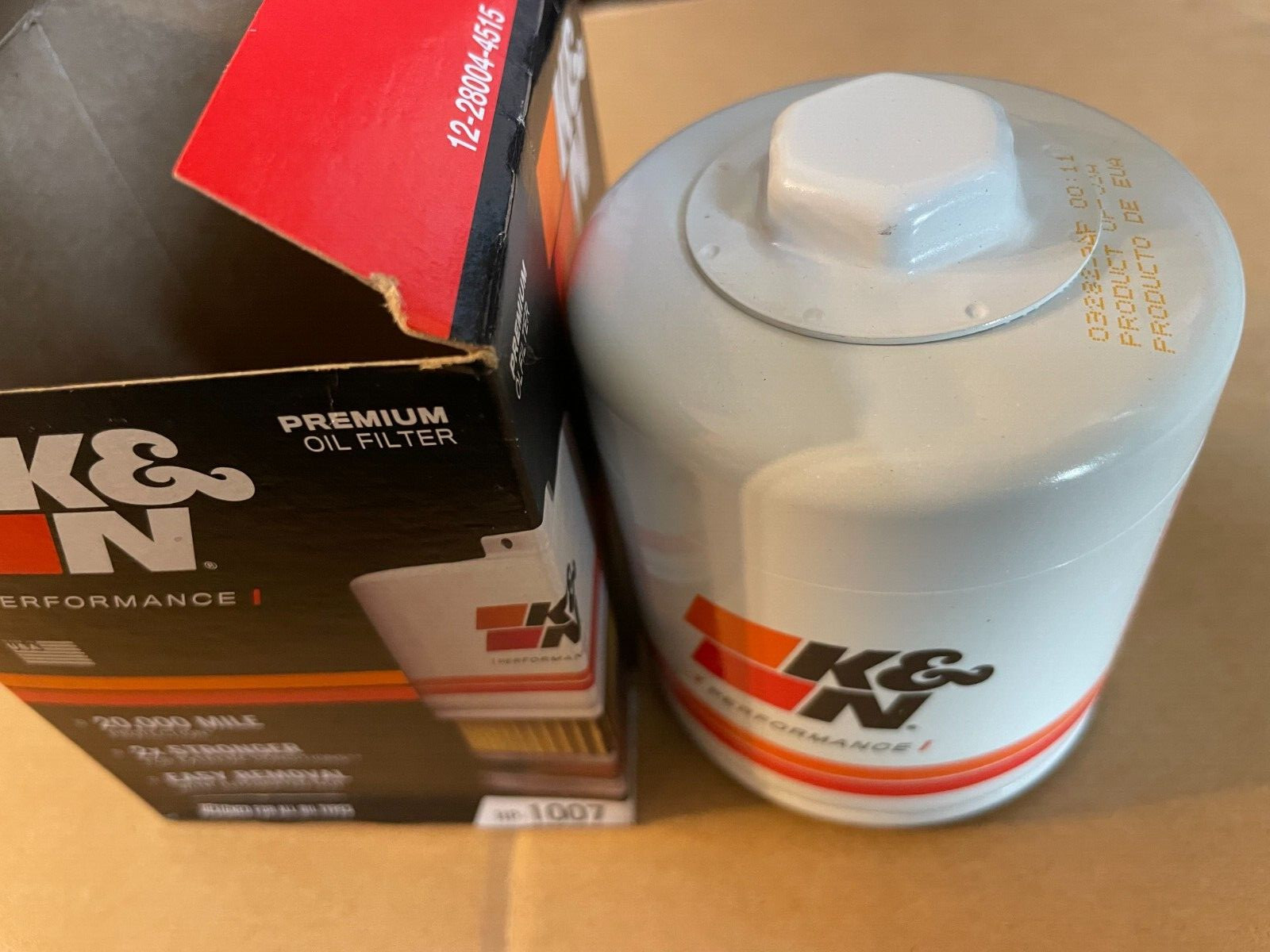 K&N Engineering Oil Filter HP-1007 KN Premium Wrench Off Oil Filter New