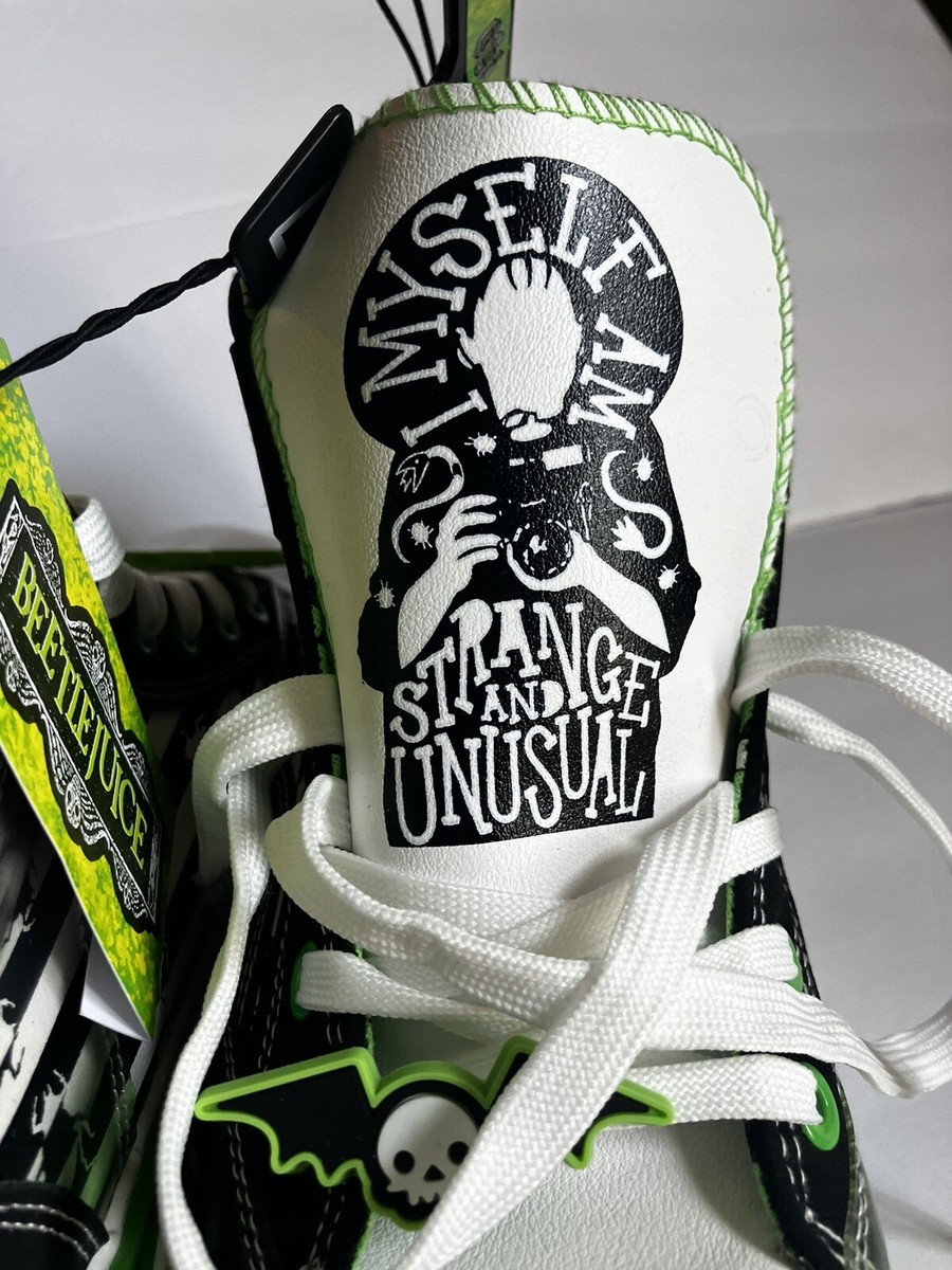 GroundUp Beetlejuice Hi Top Sneakers Womens 7 NWT | eBay