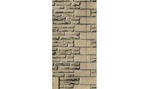 OO Grey Sandstone Walling Papers - Superquick D10 - 6 sheets 7x10""