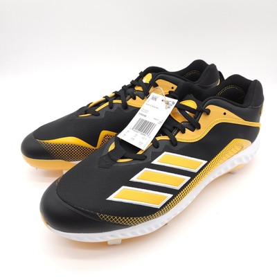 Adidas Icon 6 Bounce (Mens Size 16) Yellow Black Metal  display picture 2
