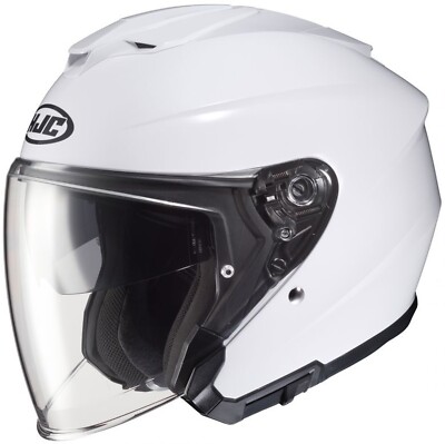 HJC I30 HELMET - OPEN FACE - 3/4 HELMET - WHITE - FREE SHIPPING