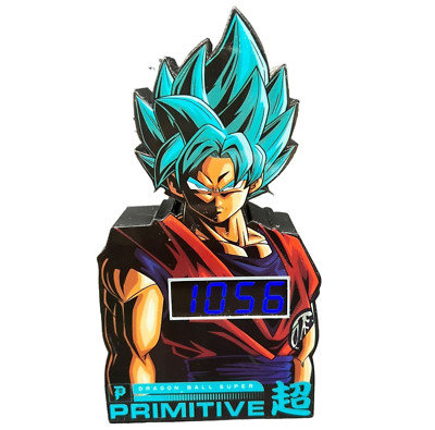 Primitive Dragon Ball Super Goku Alarm Clock LED Display RARE/HTF