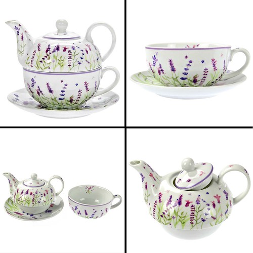 Lavender Theme Tableware Fine China Kitchen Storage Canisters Jars Serving Tray - Picture 4 of 55