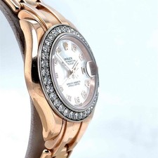 Rolex Datejust Pearlmaster 29mm 18k RoseGold MOP Diamond Dial/Bezel Ladies 80285 3
