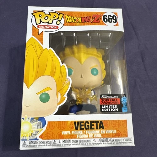 Funko Pop! Vinyl: Dragon Ball - Vegeta 669 - New York Comic Con Hot Topic.