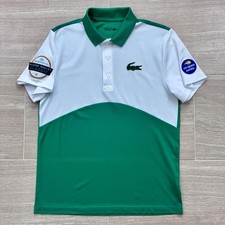 Men  s Size US M FR 4 Lacoste Sport  US Open Series  Ultra Dry Polo Shirt EUC