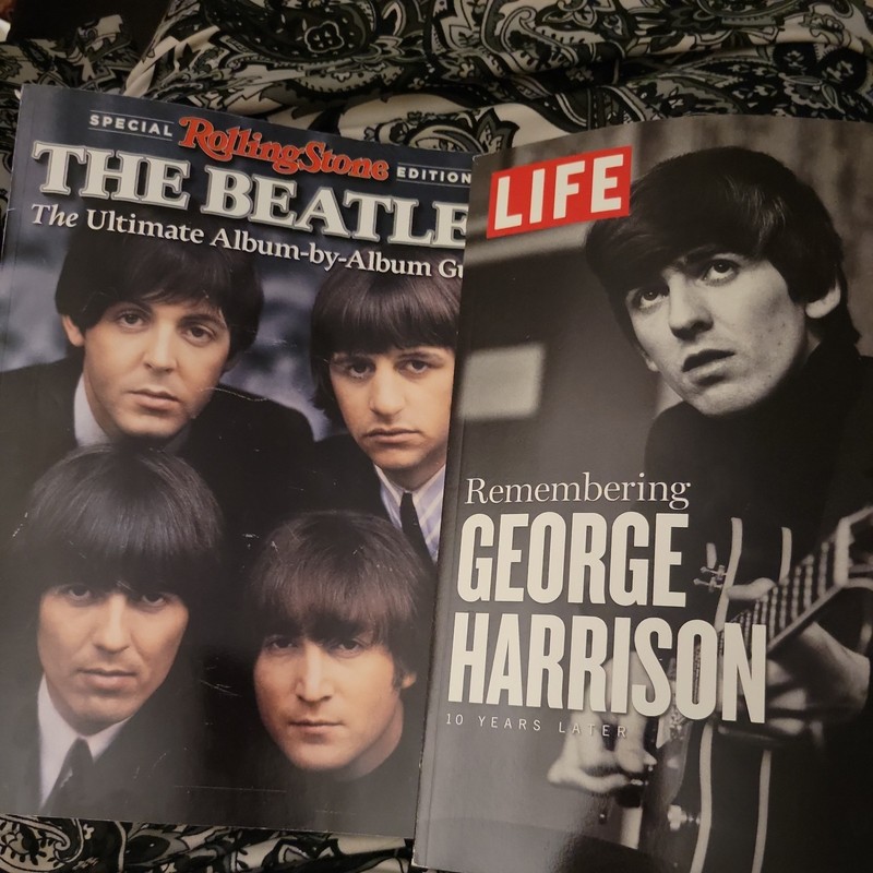 Life Magazine  GEORGE HARRISON 2011 & The Beatles Rolling Stone Magazine 