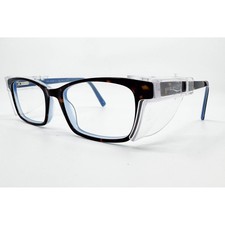 On-Guard Safety Glasses Unisex Tortoise Blue Z87 OG-021 140 53-16-140