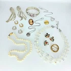 Vintage Lot of Estate Jewelry / 10K GOLD STERLING SILVER TRIFARI BRIGHTON