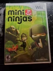 mini ninjas wii with game, box, and manual