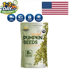 Guilt-Free 22oz Organic Sea Salted Sprouted Pumpkin Seeds - Gluten-Free & 16.72 per gallon