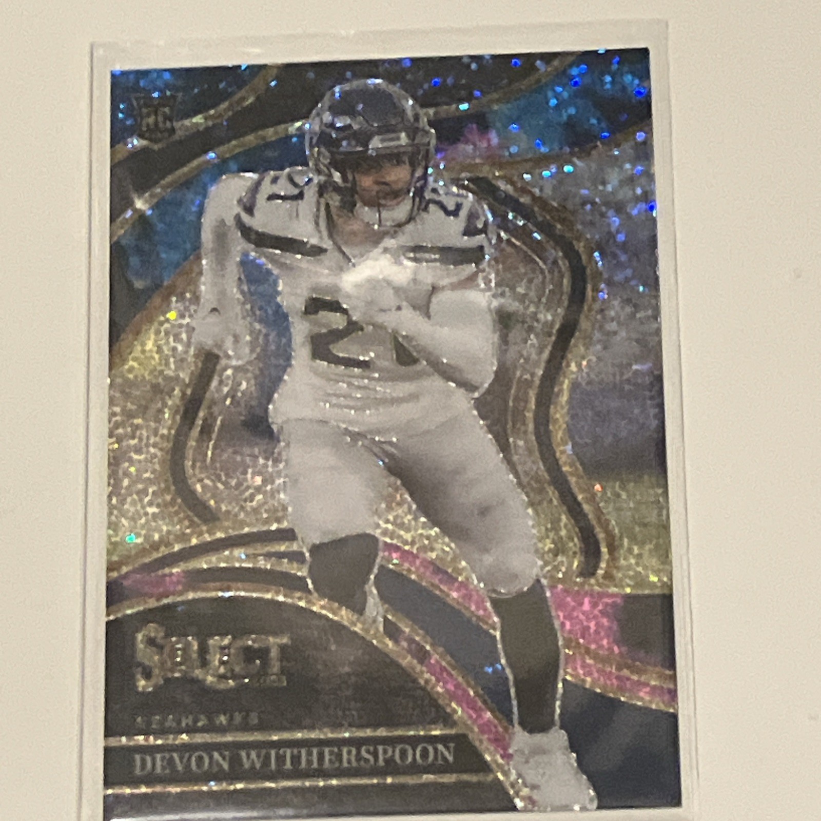 2023 Panini Select Club Level Devon Witherspoon #273 Cosmic Prizm (RC) CASE HIT